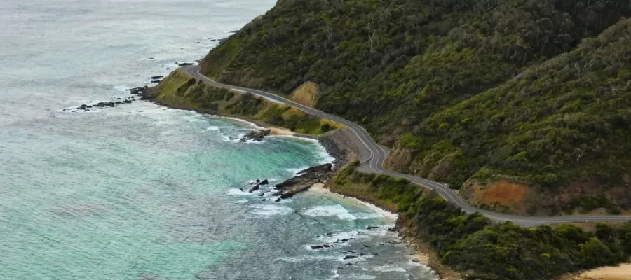 Caravan on the Great Ocean Road